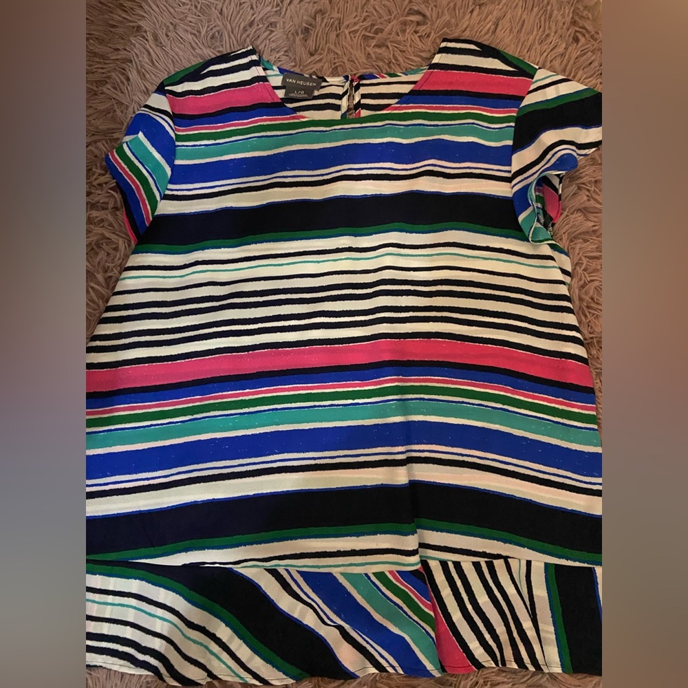 Van Heusen Multicolor Striped Top